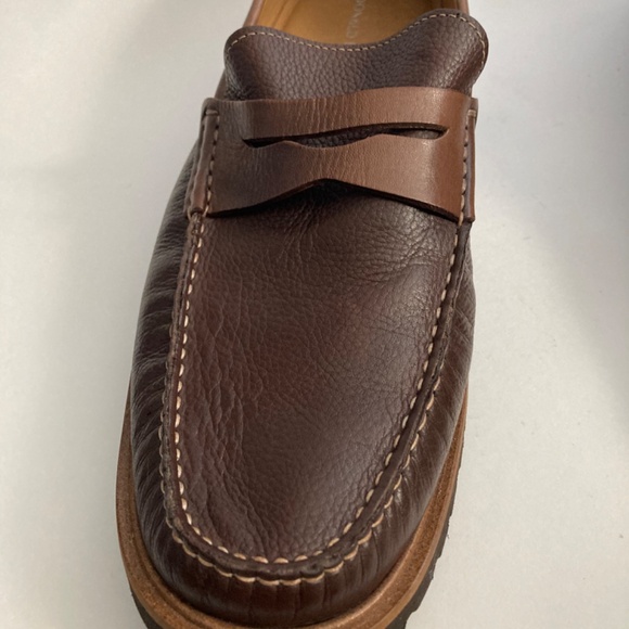 Donald Pliner Joe Casual Brown Leather Loafers Size 11M NWOB main image 4